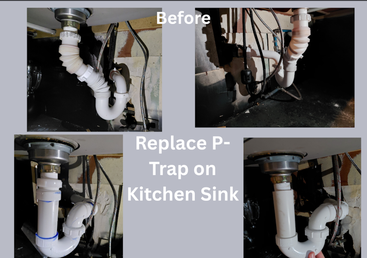 Completed handyman project — home repair
